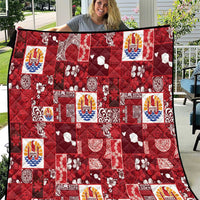 Tahiti Oaoa I Teie Noera Quilt Pacific Patchwork Xmas Vibes - Polynesian Pride