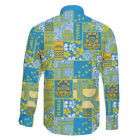 Tuvalu Manuia te Kilisimasi Family Matching Mermaid Dress and Hawaiian Shirt Pacific Patchwork Xmas Vibes - Polynesian Pride