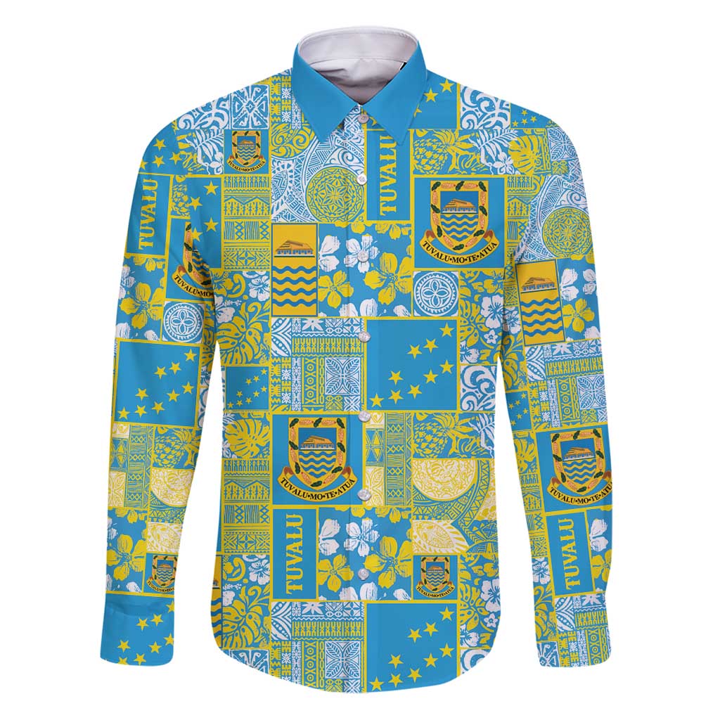 Tuvalu Manuia te Kilisimasi Family Matching Puletasi and Hawaiian Shirt Pacific Patchwork Xmas Vibes - Polynesian Pride