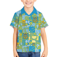 Tuvalu Manuia te Kilisimasi Family Matching Puletasi and Hawaiian Shirt Pacific Patchwork Xmas Vibes - Polynesian Pride