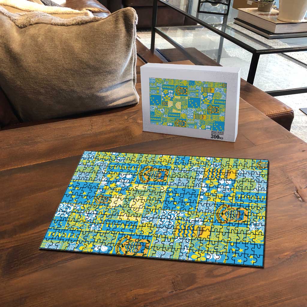 Tuvalu Manuia te Kilisimasi Puzzle Pacific Patchwork Xmas Vibes - Polynesian Pride