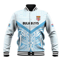 Fiji Football Custom Baseball Jacket Bula Boys Go Champions