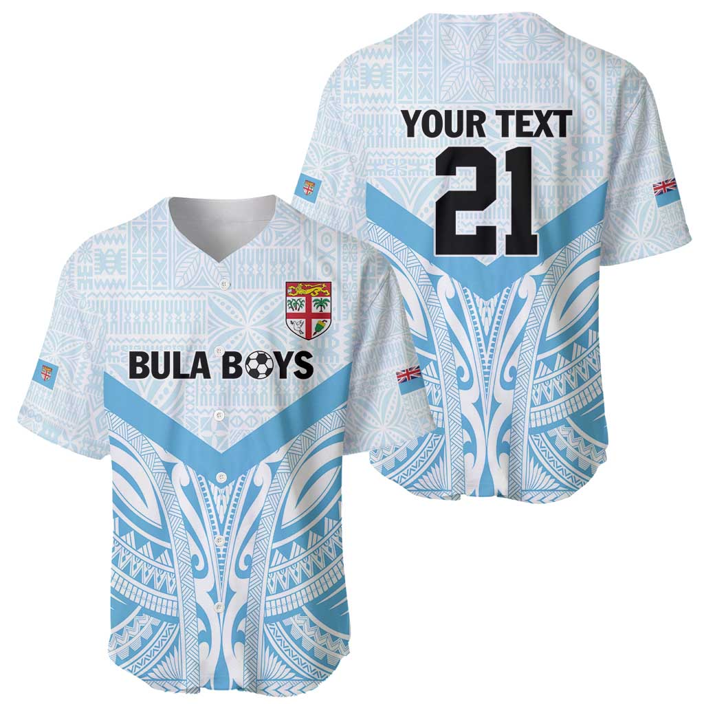 Fiji Football Custom Baseball Jersey Bula Boys Go Champions