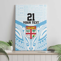 Fiji Football Custom Canvas Wall Art Bula Boys Go Champions