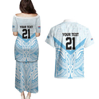 Fiji Football Custom Couples Matching Puletasi and Hawaiian Shirt Bula Boys Go Champions
