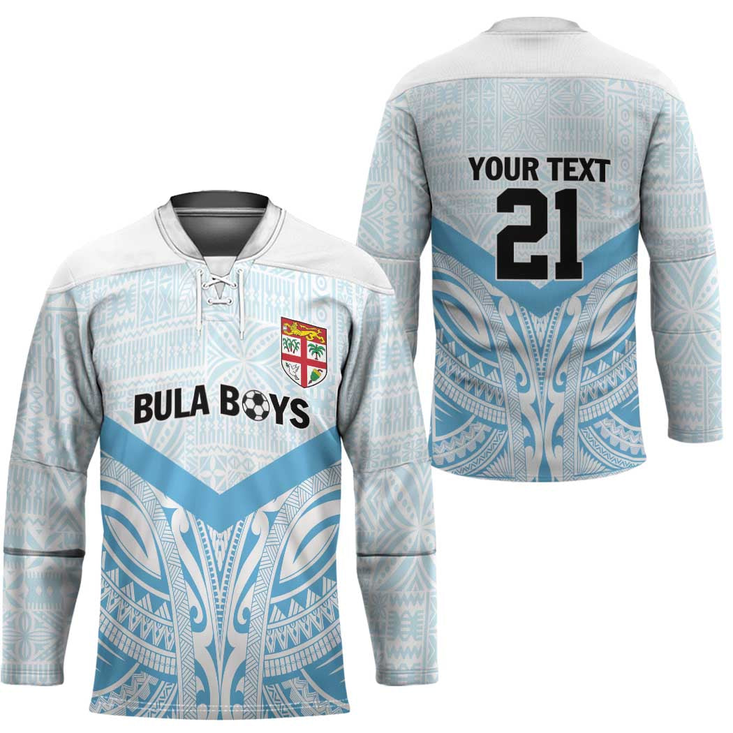 Fiji Football Custom Hockey Jersey Bula Boys Go Champions - Polynesian Pride
