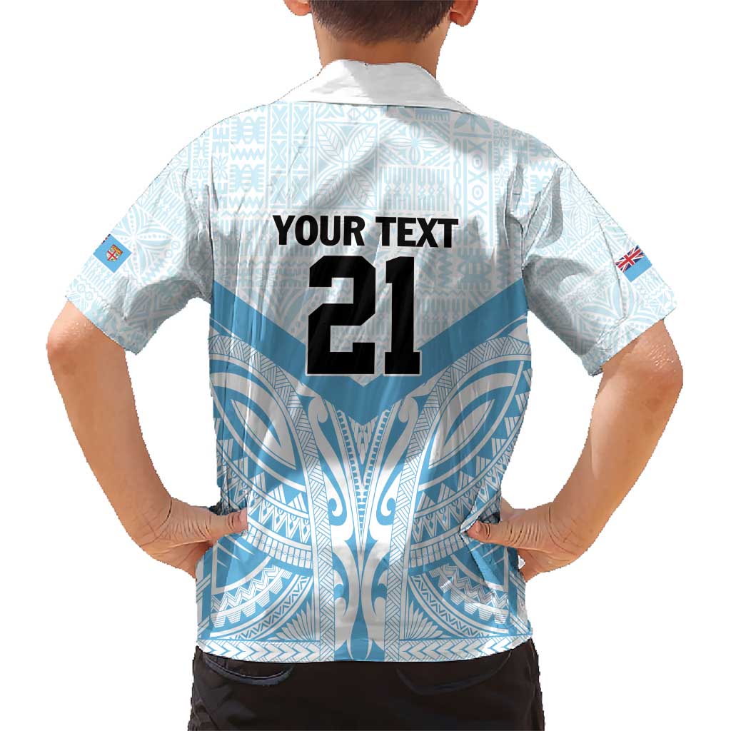 Fiji Football Custom Kid Hawaiian Shirt Bula Boys Go Champions