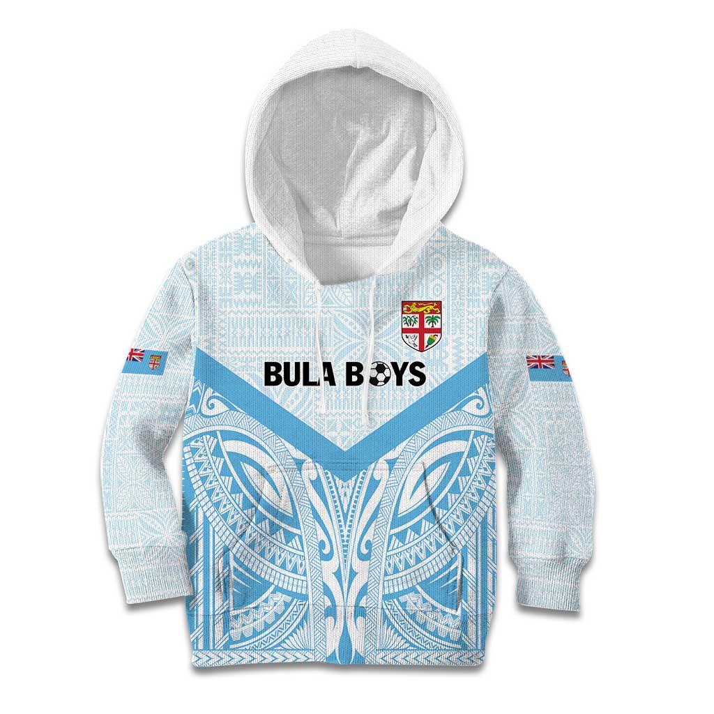 Fiji Football Custom Kid Hoodie Bula Boys Go Champions