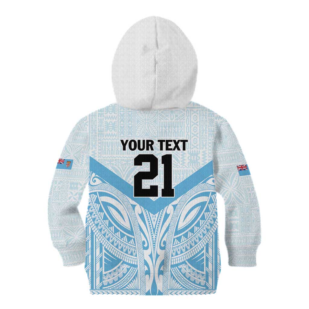 Fiji Football Custom Kid Hoodie Bula Boys Go Champions
