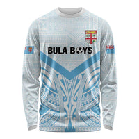 Fiji Football Custom Long Sleeve Shirt Bula Boys Go Champions