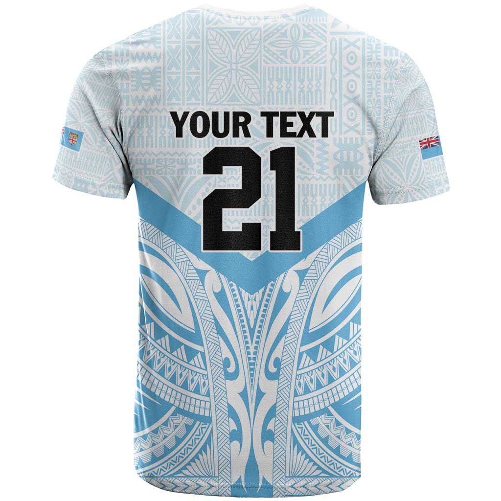 Fiji Football Custom T Shirt Bula Boys Go Champions