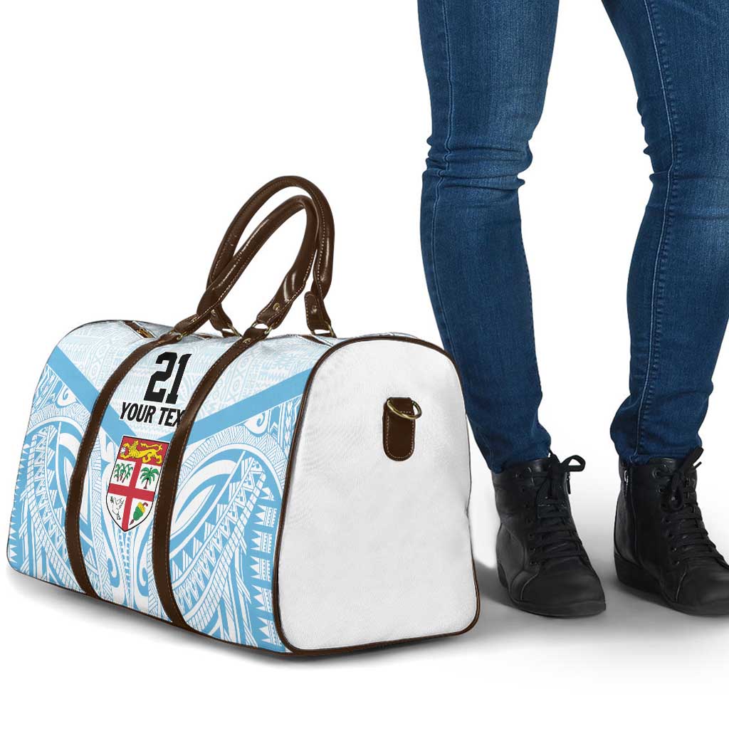 Fiji Football Custom Travel Bag Bula Boys Go Champions - Polynesian Pride