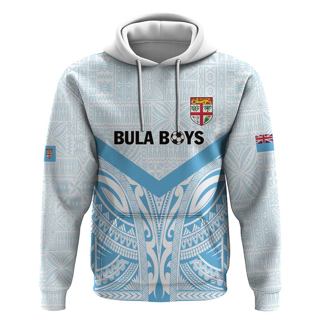 Fiji Football Custom Zip Hoodie Bula Boys Go Champions