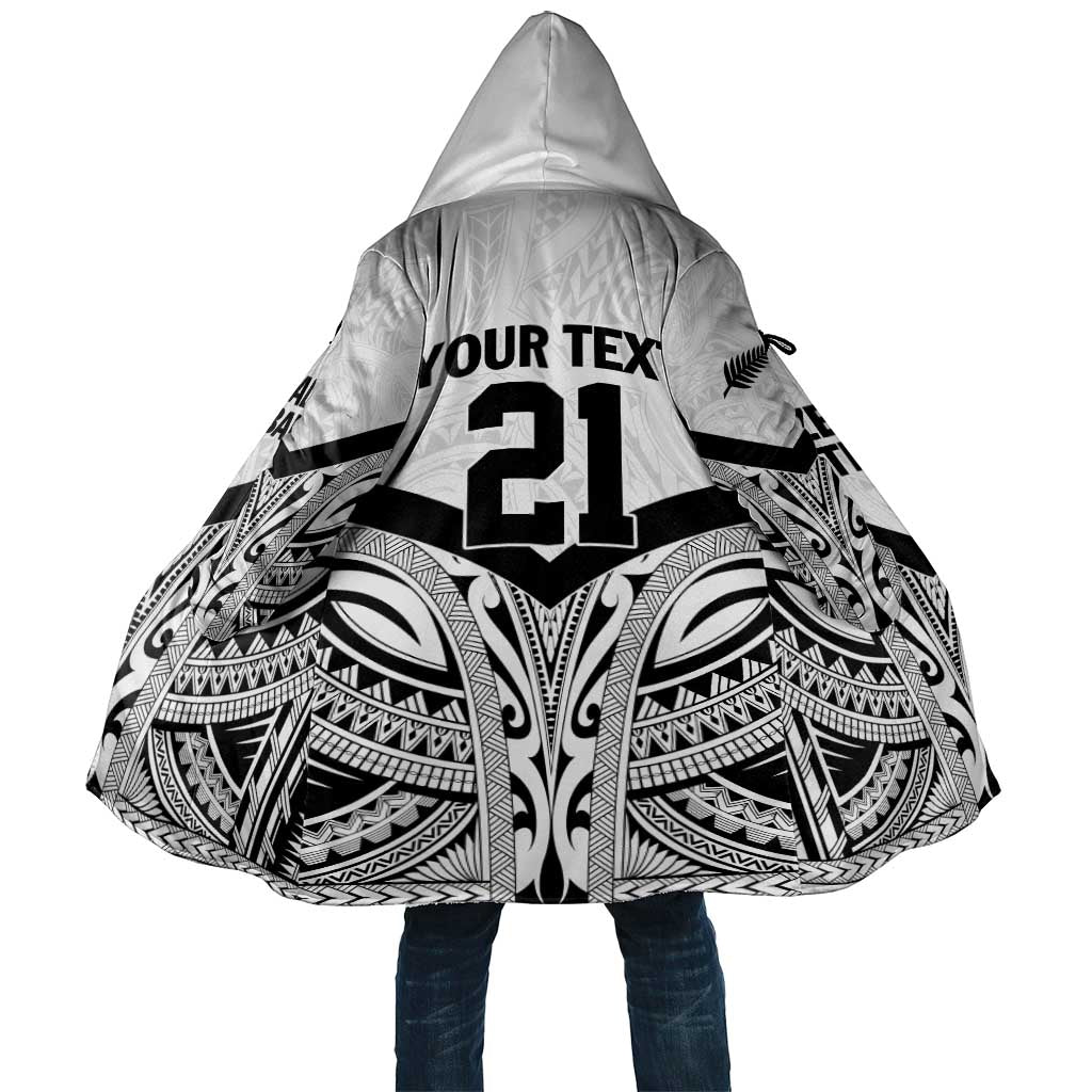 New Zealand Football Custom Cloak All White Fern Go Champions - Polynesian Pride