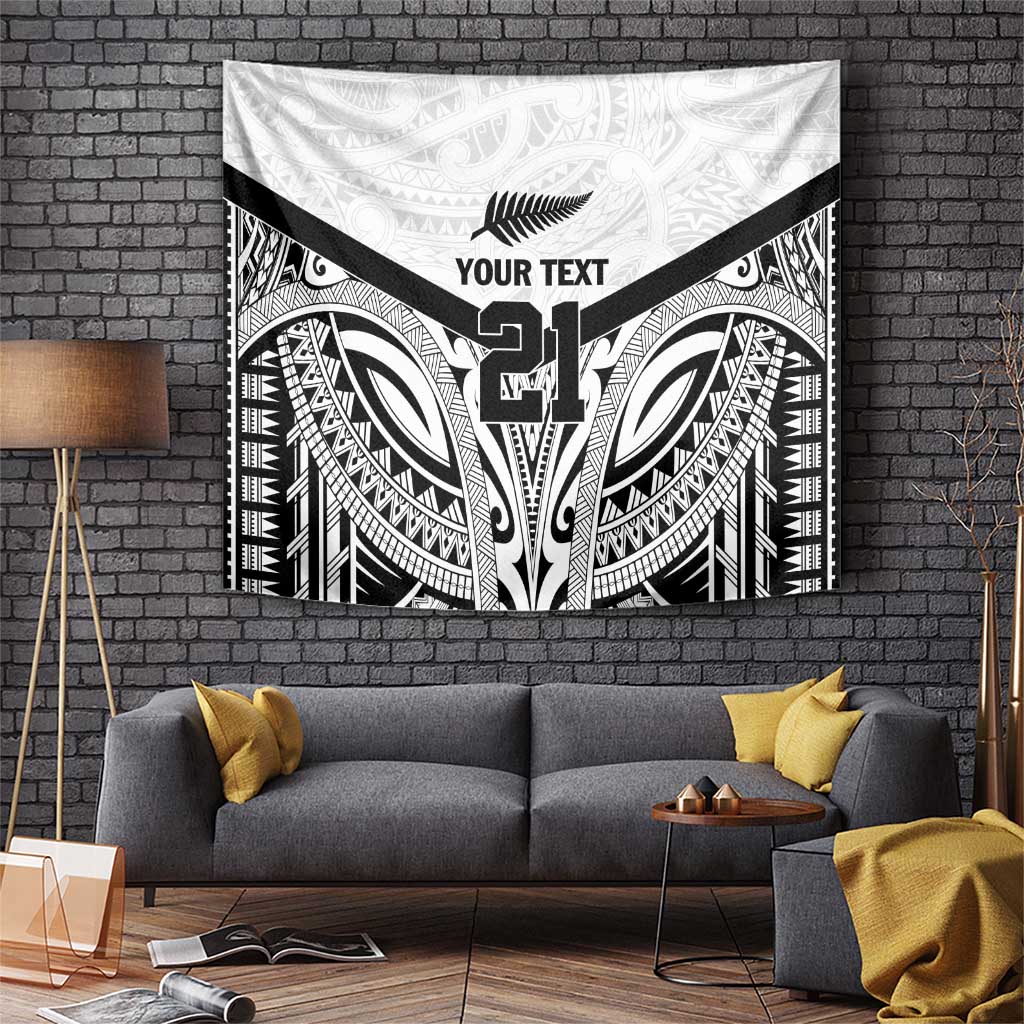 New Zealand Football Custom Tapestry All White Fern Go Champions