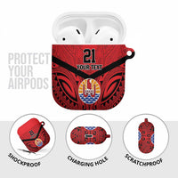 Tahiti Football Custom AirPods Case Toa Aito Go Champions - Polynesian Pride
