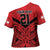 Tahiti Football Custom Cross Shoulder Shirt Toa Aito Go Champions - Polynesian Pride