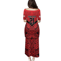 Tahiti Football Custom Family Matching Puletasi and Hawaiian Shirt Toa Aito Go Champions LT9 - Polynesian Pride