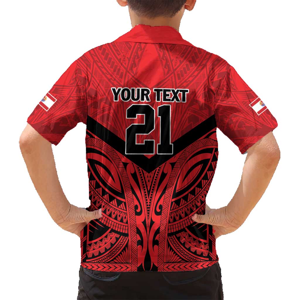 Tahiti Football Custom Family Matching Summer Maxi Dress and Hawaiian Shirt Toa Aito Go Champions LT9 - Polynesian Pride