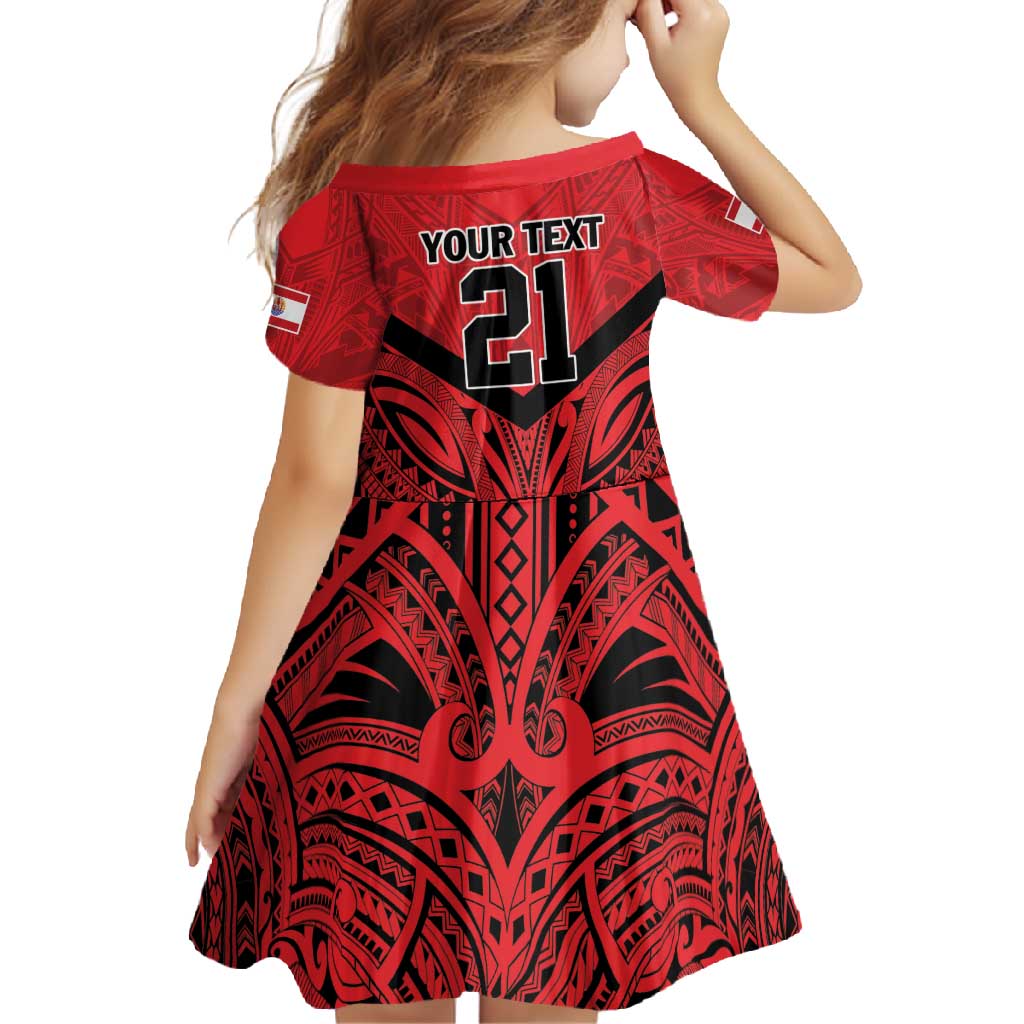Tahiti Football Custom Family Matching Summer Maxi Dress and Hawaiian Shirt Toa Aito Go Champions LT9 - Polynesian Pride