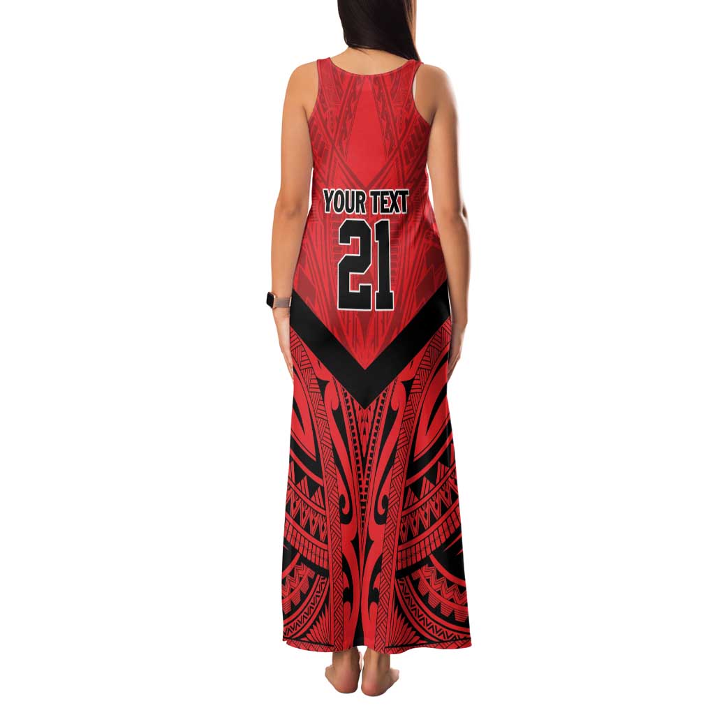 Tahiti Football Custom Family Matching Tank Maxi Dress and Hawaiian Shirt Toa Aito Go Champions LT9 - Polynesian Pride