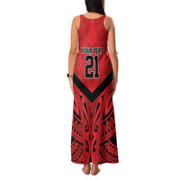 Tahiti Football Custom Family Matching Tank Maxi Dress and Hawaiian Shirt Toa Aito Go Champions LT9 - Polynesian Pride