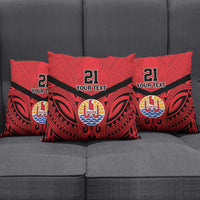 Tahiti Football Custom Pillow Cover Toa Aito Go Champions - Polynesian Pride