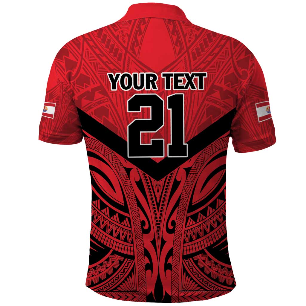 Tahiti Football Custom Polo Shirt Toa Aito Go Champions LT9 - Polynesian Pride
