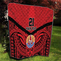 Tahiti Football Custom Quilt Toa Aito Go Champions LT9 - Polynesian Pride