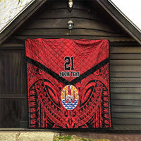 Tahiti Football Custom Quilt Toa Aito Go Champions LT9 - Polynesian Pride