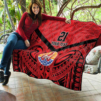 Tahiti Football Custom Quilt Toa Aito Go Champions LT9 - Polynesian Pride