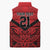Tahiti Football Custom Sleeveless Puffer Jacket Toa Aito Go Champions - Polynesian Pride