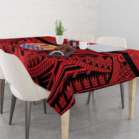 Tahiti Football Custom Tablecloth Toa Aito Go Champions LT9 - Polynesian Pride