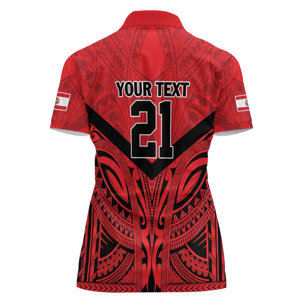 Tahiti Football Custom Women Polo Shirt Toa Aito Go Champions