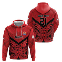 Tahiti Football Custom Zip Hoodie Toa Aito Go Champions LT9 - Polynesian Pride