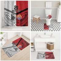 New Caledonia-Tahiti Football Custom Bathroom Set Together Go Champions - Polynesian Pride