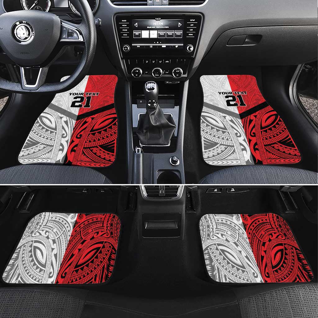 New Caledonia-Tahiti Football Custom Car Mats Together Go Champions LT9 Set 4pcs Art - Polynesian Pride