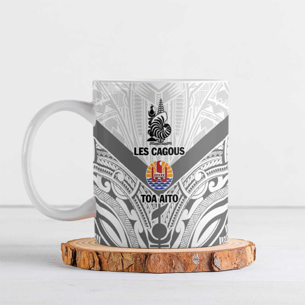 New Caledonia-Tahiti Football Custom Ceramic Mug Together Go Champions - Polynesian Pride