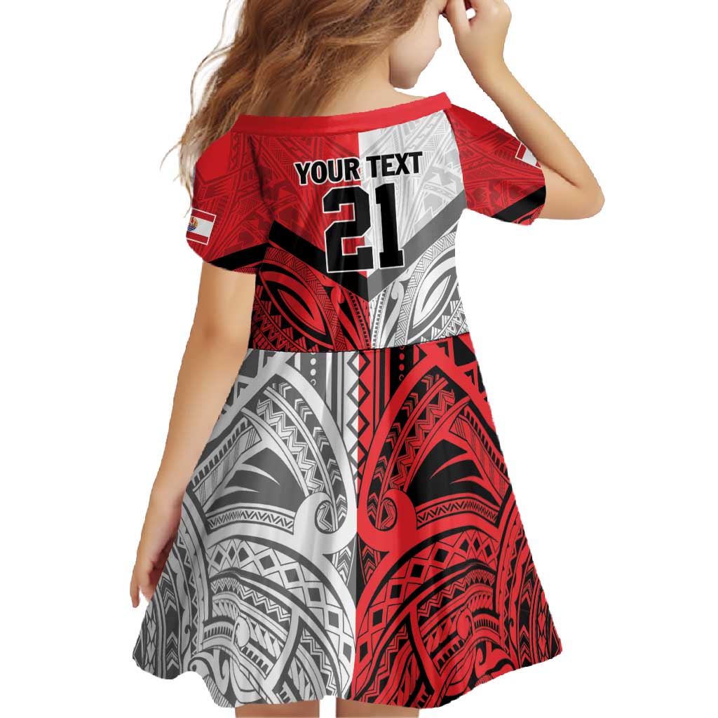 New Caledonia-Tahiti Football Custom Family Matching Off Shoulder Maxi Dress and Hawaiian Shirt Together Go Champions LT9 - Polynesian Pride
