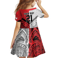 New Caledonia-Tahiti Football Custom Family Matching Off Shoulder Short Dress and Hawaiian Shirt Together Go Champions LT9 - Polynesian Pride