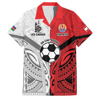 New Caledonia-Tahiti Football Custom Hawaiian Shirt Together Go Champions LT9 Art - Polynesian Pride