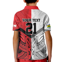 New Caledonia-Tahiti Football Custom Kid Polo Shirt Together Go Champions LT9 - Polynesian Pride