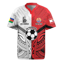 New Caledonia-Tahiti Football Custom Rugby Jersey Together Go Champions LT9 Art - Polynesian Pride