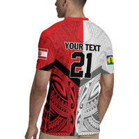 New Caledonia-Tahiti Football Custom Rugby Jersey Together Go Champions LT9 - Polynesian Pride