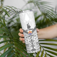 New Caledonia-Tahiti Football Custom Skinny Tumbler Together Go Champions LT9 - Polynesian Pride