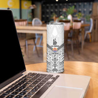New Caledonia-Tahiti Football Custom Skinny Tumbler Together Go Champions LT9 - Polynesian Pride