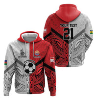 New Caledonia-Tahiti Football Custom Zip Hoodie Together Go Champions LT9 - Polynesian Pride