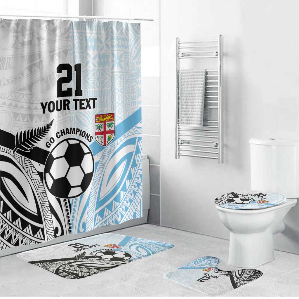 New Zealand-Fiji Football Custom Bathroom Set Together Go Champions - Polynesian Pride