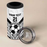 New Zealand-Fiji Football Custom 4 in 1 Can Cooler Tumbler Together Go Champions LT9 - Polynesian Pride