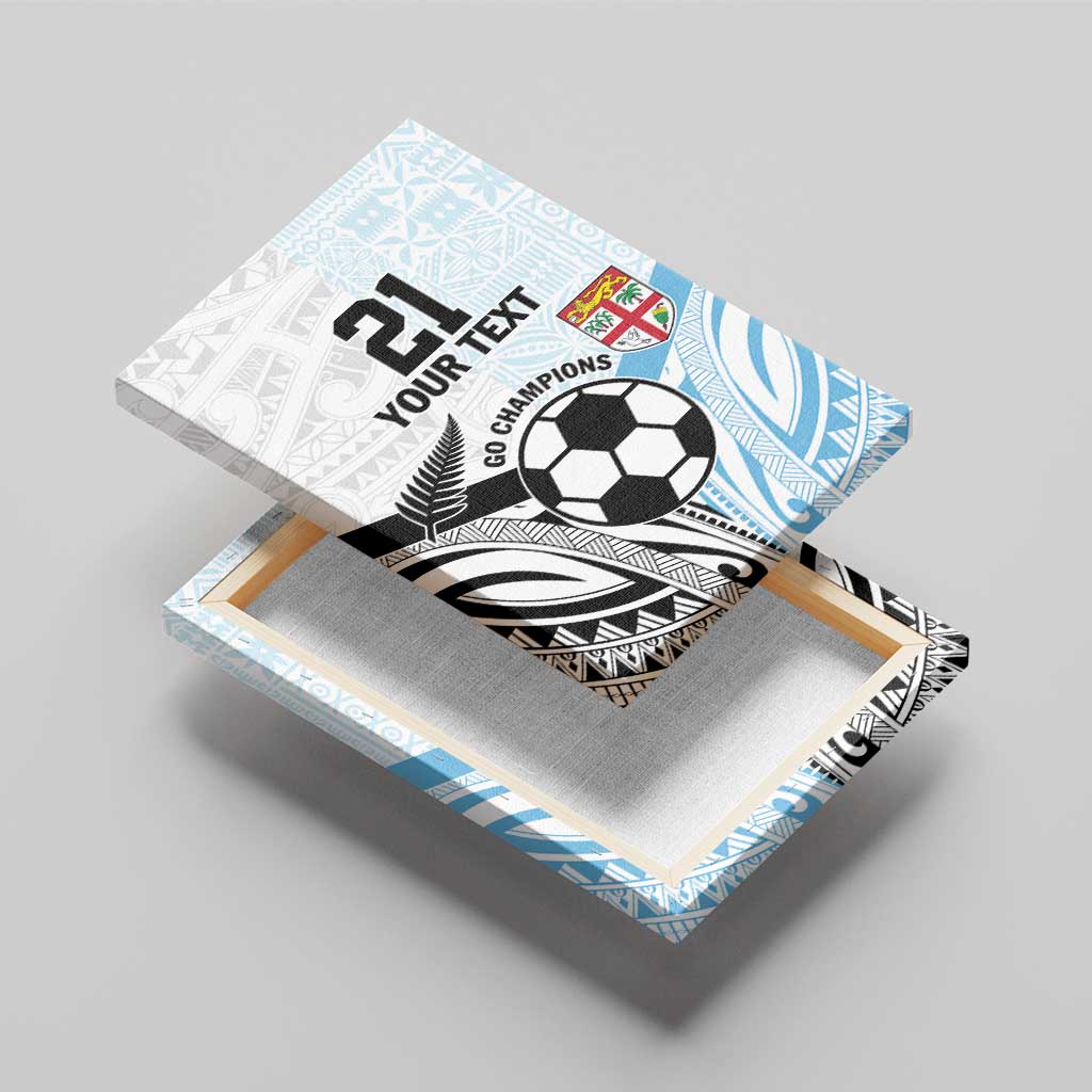 New Zealand-Fiji Football Custom Canvas Wall Art Together Go Champions